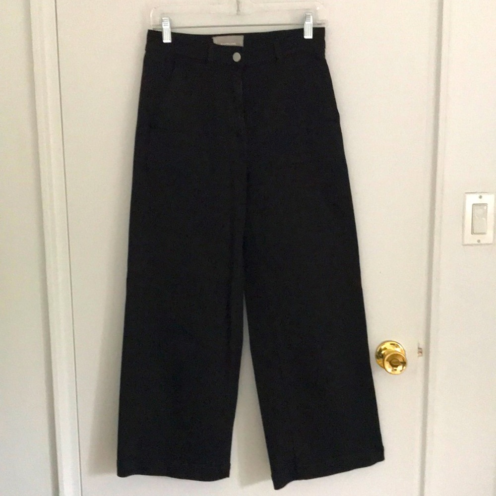 Everlane wide leg crop pants